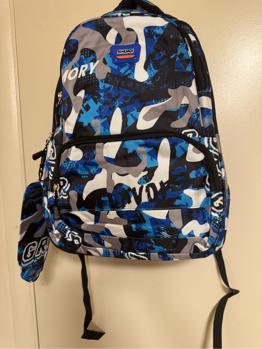Men's Blue Camo Backpack